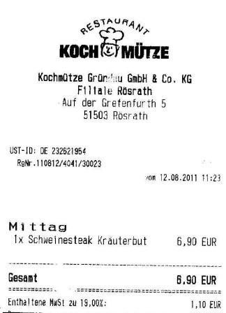 atwg H�ffner Kochm�tze Restaurant